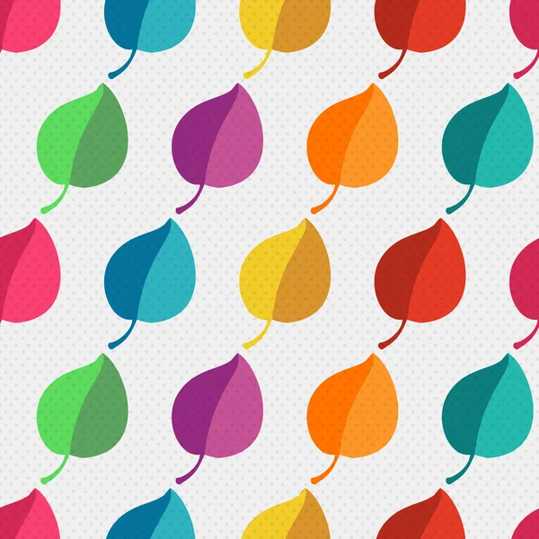 Herbst abstrakte Vektor nahtlose Muster. einfache Formen und helle Farben für Stoff, Web, Druck. Regenbogenfarben und Tupfenmuster machen sich über Sie lustig — Stockvektor