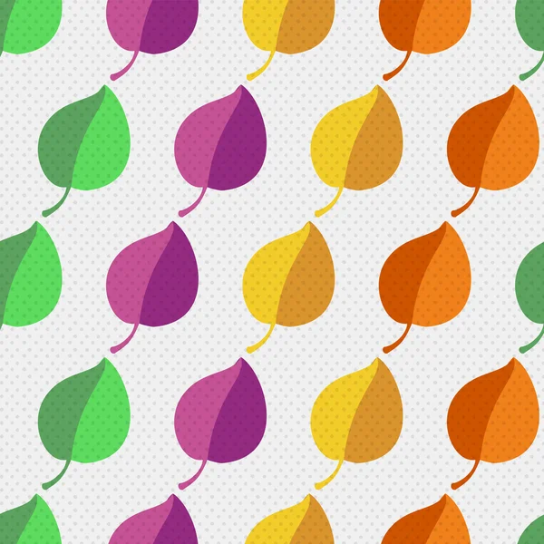 Herfst abstract vector naadloze patroon. eenvoudige vormen en heldere kleuren voor de structuur, web, afdrukken. regenboog kleuren en bolletjestrui patroon zal maken plezier van u — Stockvector