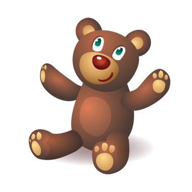 Oyuncak ayının resmi