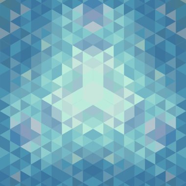 Kış retro üçgen desen. Retro raster resim