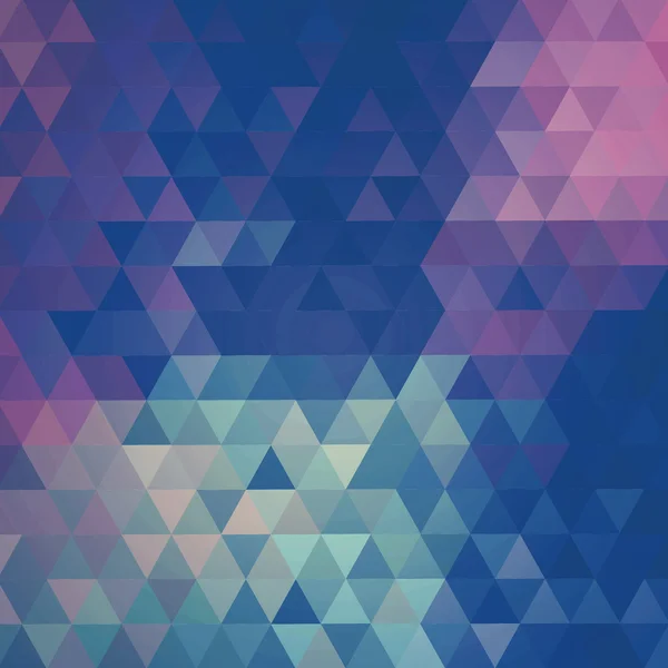 冬のレトロな三角形のパターン。レトロなラスターの図 — ストック写真