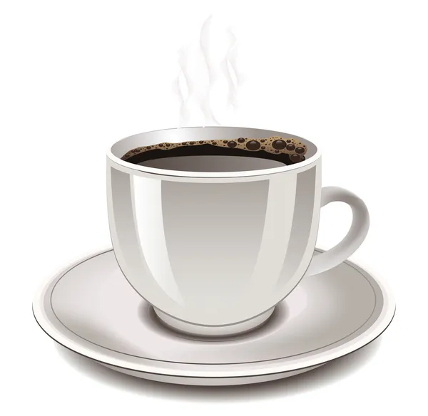 Filiżanka kawy, ilustracji wektorowych — Wektor stockowy
