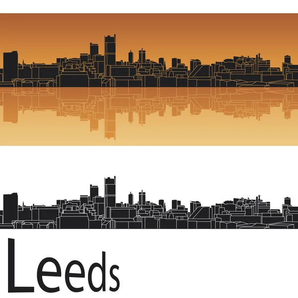Leeds skyline — Stock vektor