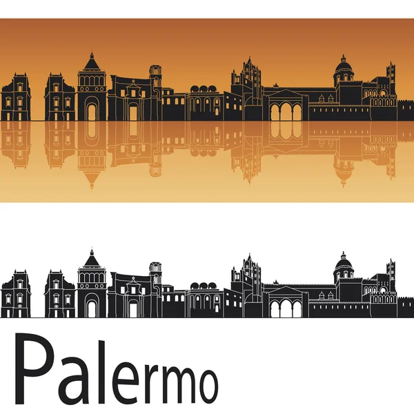 Skyline di Palermo — Vettoriale Stock