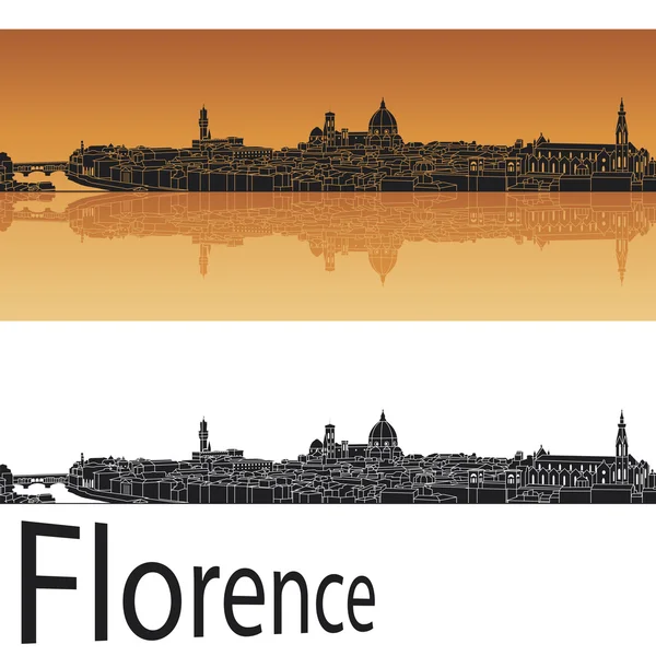 Skyline van Florence — Stockvector
