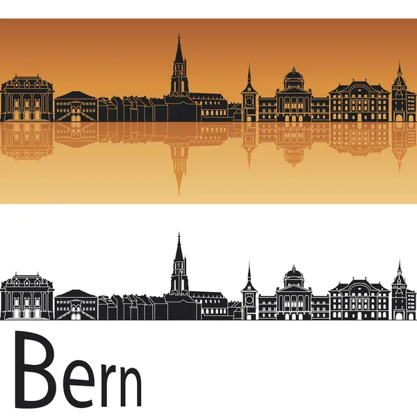 Bern skyline — Stock Vector