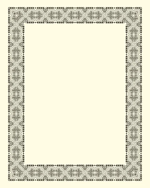 Decoratieve frame vintage — Stockvector