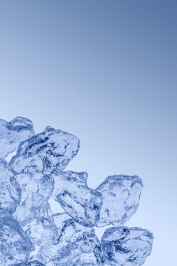 buz arka plan ile boşaltmak