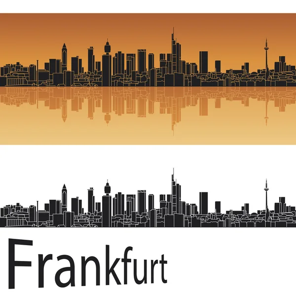 Frankfurt skyline — Stock Vector