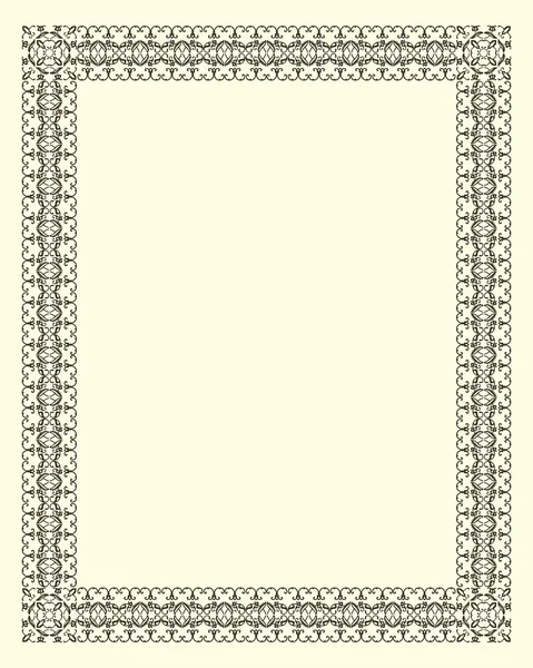 Decoratieve frame vintage — Stockvector