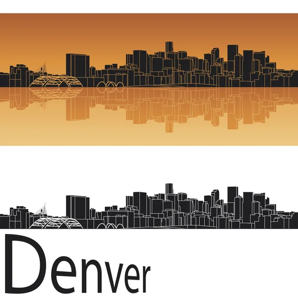 Denver Panorama — Stockový vektor