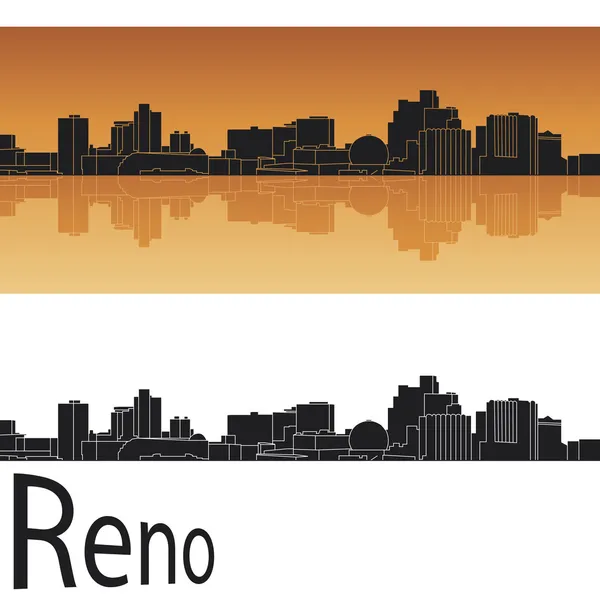 Reno skyline — Stockvector