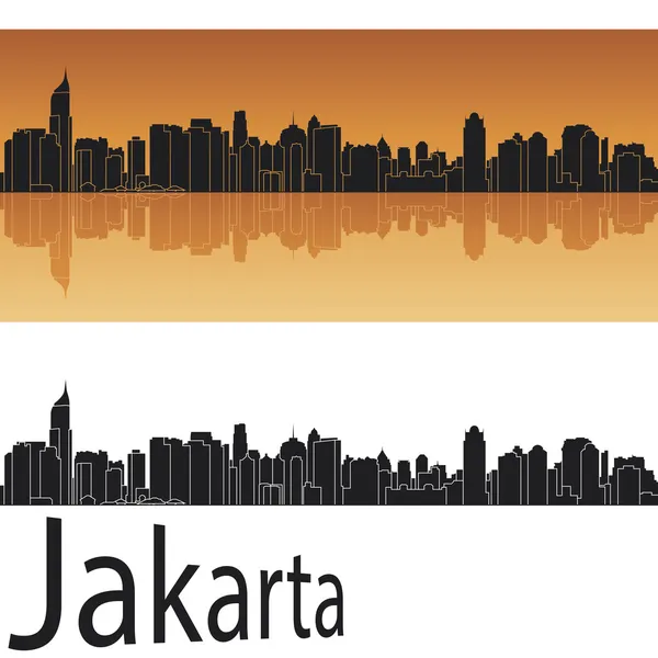 Jakarta skyline — Stock Vector