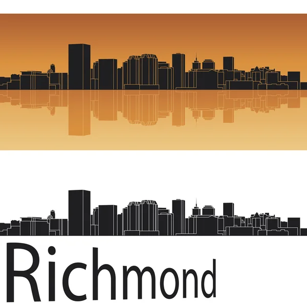 Richmond Skyline — Stock vektor