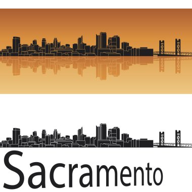 Sacramento skyline clipart