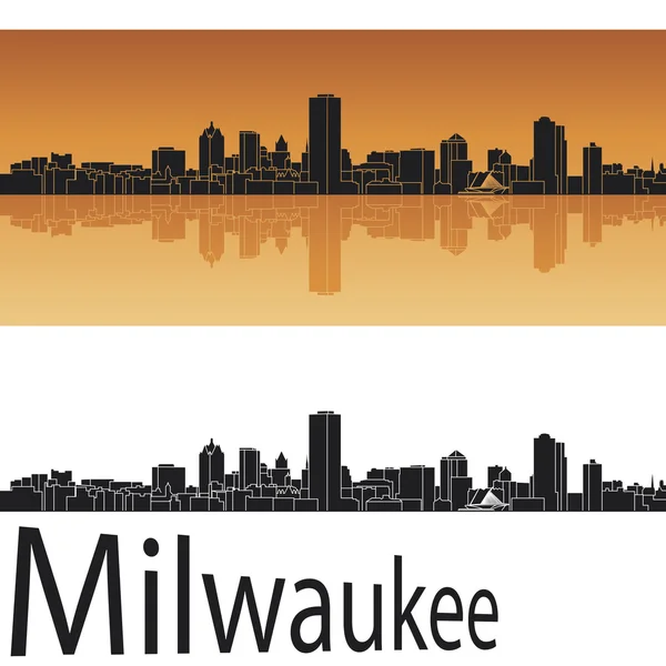 Milwaukee skyline — Stock vektor