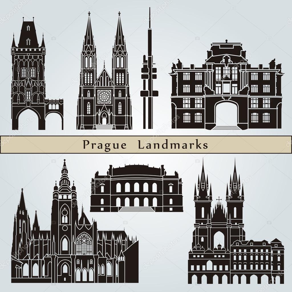 Prague landmarks and monuments