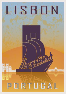 Lizbon VINTAGE poster