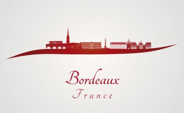 Kırmızı Bordeaux manzarası