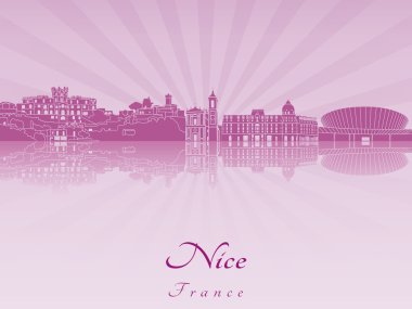 güzel manzarası içinde mor parlak orkide