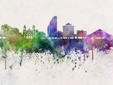 San jose skyline suluboya arka planda