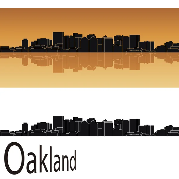 Oakland skyline — Stock Vector