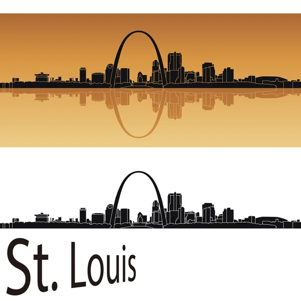 Skyline von St Louis — Stockvektor