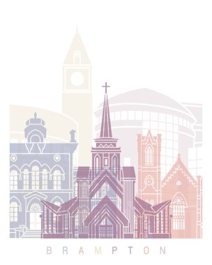  Brampton gökyüzü posteri Pastel