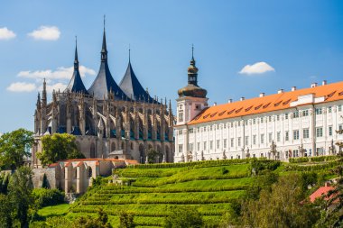 Kutna hora, Çek Cumhuriyeti. saint barbara Kilisesi. UNESCO Dünya Mirası