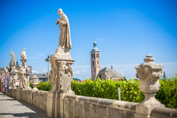 Gótikus templom Szent Jakab, kutna hora, Cseh Köztársaság. — Stock Fotó