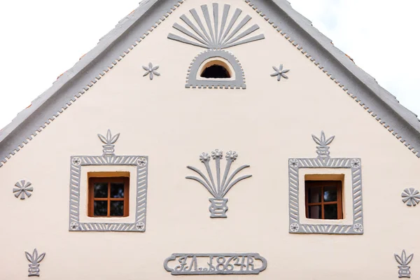 Holasovice, Çek Cumhuriyeti. Barok binalar — Stok fotoğraf