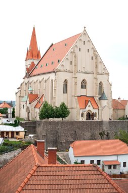 Church of St Nicholas and St Wenceslas Chapel in Znojmo, Czech Republic clipart
