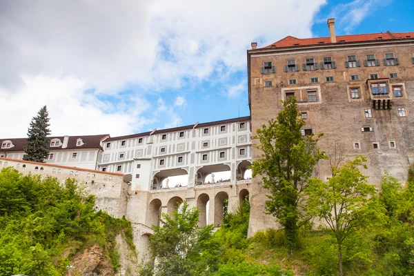 Cesky krumlov, Tsjechië. werelderfgoed door de unesco. — Stockfoto