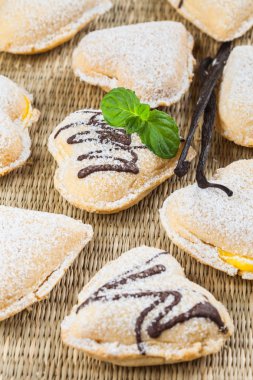 vanilya lezzetli tatlı