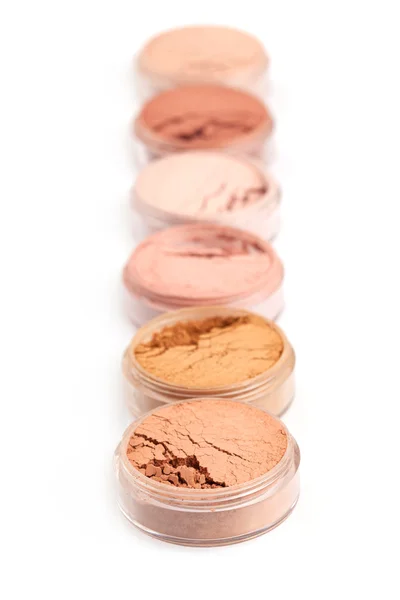 Face powder colors — Stock Photo, Image