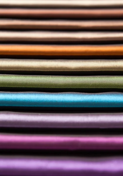 Muster in verschiedenen Farben Stoff — Stockfoto