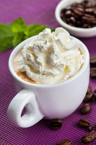 Dessert kaffe — Stockfoto