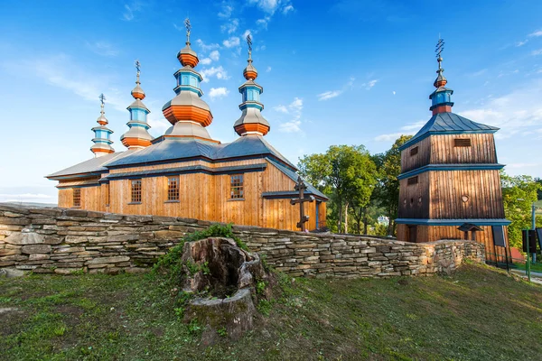 Igreja Ortodoxa Oriental em Komancza, Polônia — Fotografia de Stock
