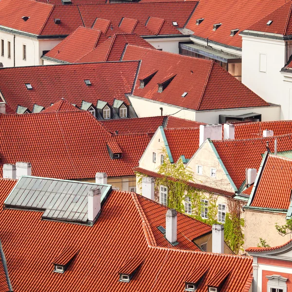 Red clay roofs — Stock Photo, Image