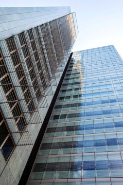 Viyana, Avusturya Mimarlık - detay uno City. Viyana Uluslararası Merkezi kurban kampüse ve bina kompleksinde Birleşmiş Milletler ofisi hosting.