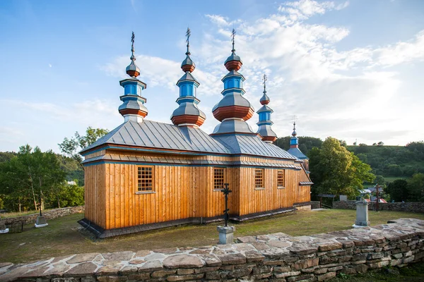 Igreja Ortodoxa Oriental em Komancza, Polônia — Fotografia de Stock