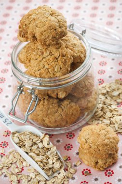 yulaf ezmeli kurabiye cam