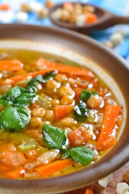 nohut, zuppa di ceci ile çorbası