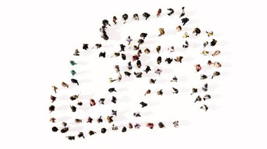 Beyaz arka planda bir Formula 1 otomobili imajı oluşturan kavramsal veya kavramsal geniş topluluk. Motor sporu, rekabet, ırk, hız ve güç için üç boyutlu bir örnekleme metaforu