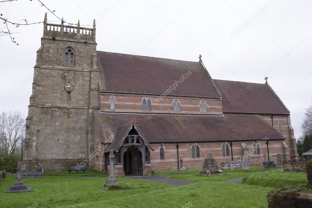 Old English Countryside Church