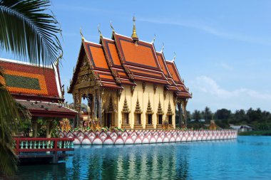 WAT plai laem Tapınağı, samui, Tayland