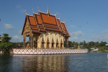 WAT plai laem Tapınağı, samui, Tayland