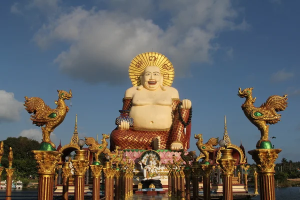 Wat plai laem templom, samui, Thaiföld — Stock Fotó