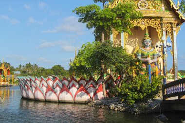 WAT plai laem tapınak-samui-Tayland
