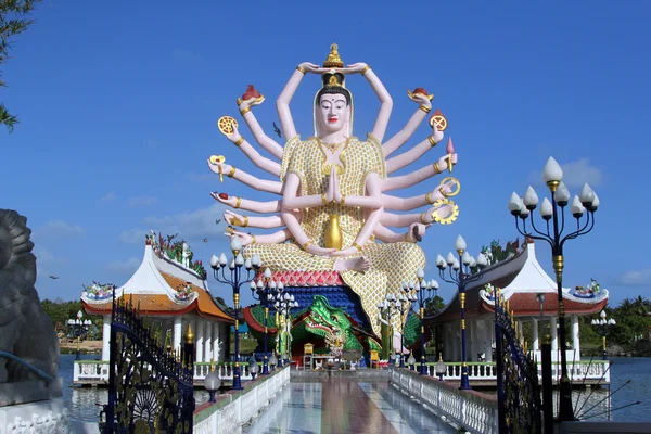 Wat plai laem temple-samui-Thaiföld — Stock Fotó
